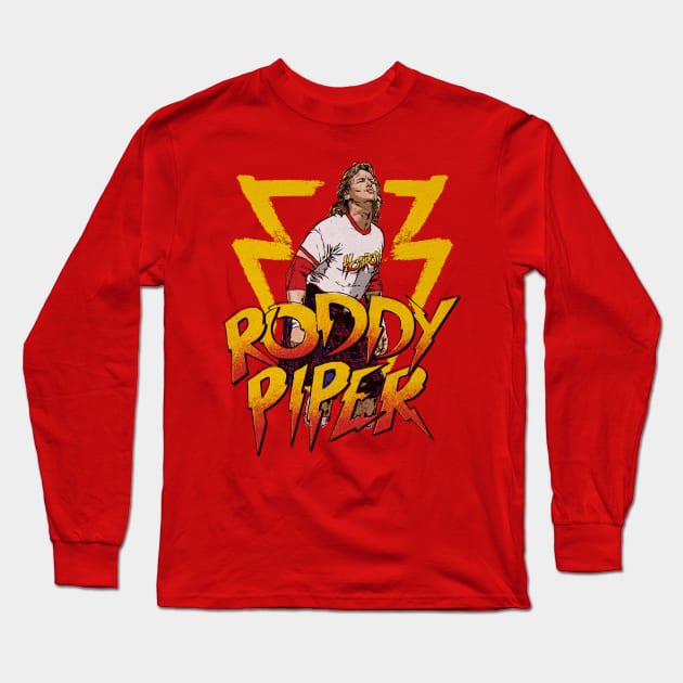 Roddy Piper Smooch Long Sleeve T-Shirt by MunMun_Design